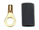 QUICKCAR RACING PRODUCTS Ring Terminal #10 22-16 GA. Pair w/Heat Shrink- 57-477