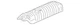 Genuine Honda Plate B Floor Heat Baffle 74602-SHJ-A00
