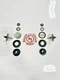 Mazda Rx7 SA FB 1978 - 1985 Gearbox Transmission Crossmember Rubber Insulators