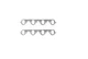 MS90291 Felpro Set Exhaust Manifold Gaskets New for Country Custom Econoline Van