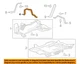 GM OEM 16-20 Envision Pillars, Rocker Floor Splash Shields-Bracket 13394778