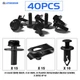 40pcs For Dodge Viper Engine Splash Shield Skid Plate Body Bolts U-nut Clips