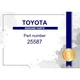 Genuine Toyota Manifold Converter Insulator No.2 - Multiple Part No. [Set 25587]