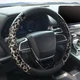 Universal 15Inch AntiSlip Steering Wheel Cover, Black Leopard Cheetah Design