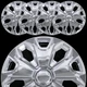 4 Ford Transit 150 250 350 Cargo Wagon Van 16" Chrome Wheel Covers Rim Hub Caps