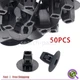 50x Fender Apron Grommet Nut Clips Black For Honda Accord CR-V Civic Clarity USA