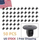 50 Pcs Quality Black Fender Apron Grommet Nut Clips For Honda Acura US