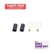 Quickcar 57-467, 2 Pack Natural Copper Ring Terminal 3/8In Fits 18- 22 Ga W/Heat