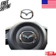 💎️For Mazda 3 6 CX-3/CX-5 CX-9 Chrome Silver Car Steering Wheel Emblem Badge NE