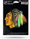 Chicago Blackhawks 5 Inch Decal Sticker, Color Metallic Shimmer Design, Full...
