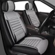 For Mitsubishi Endeavor 2004-2011 Car 5 Seat Covers Pad Fuax Leather Black&Gray