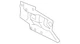 Genuine Mitsubishi Floor Pan Heat Shield 5374A012