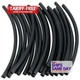 Allstar ALL76164, Set of 20 Black Plastic Heat Shrink Tubing 1/4In 20Pcs Perform
