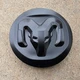 6PG01RXFAA 2019 - 2025 Dodge Ram 2500 3500 SATIN BLACK RAM CENTER CAP 6PG01TRMAA