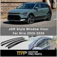Fits 2020-2024 Niro JDM Style Window Vent Visors Sun Rain Wind Guards Deflectors