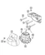 Genuine Mopar Engine Mount Heat Shield Left Side 5147153AC
