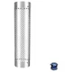 UNITED PACIFIC 48" TALL 270 DEGREE STAINLESS EXHAUST MUFFLER SHIELD - ROUND SLOT