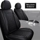 Black Car Front&Rear 5-Seat Covers PU Leather For Mitsubishi Endeavor 2004-2011
