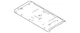 Genuine Nissan Exhaust Muffler Heat Shield 74762-6GP0A