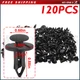 120pcs Retainer Fastener Rivets Clips for Dodge Challenger Durango Journey Viper