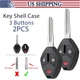 2 Remote Shell Case Cover for Mitsubishi Outlander Sport Endeavor OUCG8D-625M-A