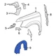 For Volkswagen Taos 22-25 Volkswagen 2GJ805912E Front Right Fender Splash Shield