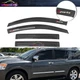 Fits 04-16 Nissan Armada Window Visor Rain Guard Shade Acrylic 4PCS w/ 3D Sports