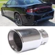 For Dodge Charger Viper SRT Stainless Steel Round Rear Exhaust Pipe Tail Muffler