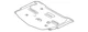 Genuine Mazda Floor Pan Heat Shield GBEF-56-451