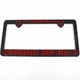 RED I'D RATHER BE DRIVING MY RX-7 LICENSE PLATE FRAME MAZDA RX7 12A 13B TURBO