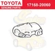 Genuine Toyota & Lexus 1716820060 Insulator No-2, Exh- Manifold Heat 17168-20060