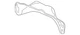 Genuine Audi Water Deflector 4M0-819-523-A