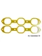P2M Thermal Guard Lower Intake Manifold Gasket Kit for Nissan VR38DETT R35 GT-R