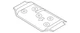 Genuine Mazda Floor Pan Heat Shield KB8E-56-451