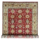 Hand Knotted Oriental Rug 10'x14' Crimson Red Karjihooz Design Pure Wool R10450