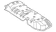 Genuine Mercedes-Benz Heat Shield 254-682-88-02