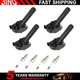 4pcs Ignition Coil & Iridium Spark Plug UF724 93501 for 2013-2014 Subaru Outback