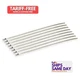 Design 10201, Set of 8 Natural Stainless S.S. Locking Ties 8In.-8Pk. Performance