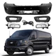 For 2020-2024 Ford Transit 150-E-Transit Front Bumper Lower Cover W/Fog Lights