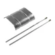 Flowmaster 51013 Universal Natural Brushed Aluminum Heat Shield