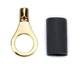 QUICKCAR RACING PRODUCTS Ring Terminal 16-14 Gauge Copper Pair with Heat Shrink,