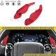 Red Aluminum Paddle Shifter Extension For Jaguar F-Pace E-Pace XE XF Land Rover
