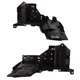 Set of 2 Engine Splash Shield For Honda HR-V 2016-2022 Left & Right Lower
