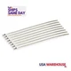 Design 10201, Set of 8 Natural Stainless S.S. Locking Ties 8In.-8Pk. Performance