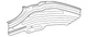 Genuine GM Spare Wheel Heat Shield 84154830