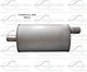 Exhaust Muffler Fits 1973 Buick Riviera 7.5L V8 GAS OHV