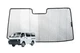 Genuine SNAPSHADES Front Windscreen Sun Shade for Toyota HiAce 4th Gen (H100;...
