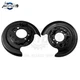 For Impreza 2014 2015-2018 Forester Crosstrek 2Pcs Rear LH&RH Brake Dust Shields