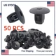 50* Black Fender Apron Grommet Nut Clips For Acura ILX MDX Honda CR-V Odyssey