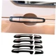  for Jaguar XE XF F-Pace E-Pace X761 ABS Car Exterior Door Handle Glossy Black